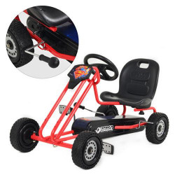 Детский педальный картинг веломобиль Profi T90120 Superman