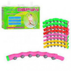 Обруч гимнастический массажный Profi MS 0201