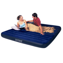 Большой надувной двухместный матрас Intex 68755 203х183х22см