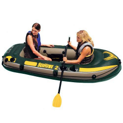 Надувная двухместная лодка Intex 68346 Seahawk 2 236х114x41см