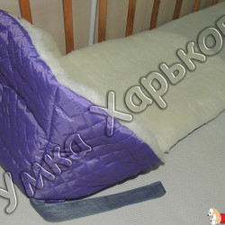 Подстилка-одеяло в санки на овчине