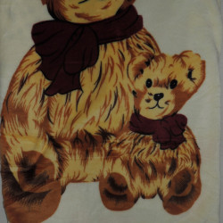 Детский плед Мишка с шарфом 129Х107 Китай