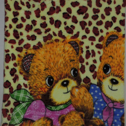 Детский плед Мишка с цветочком 129Х107 Китай