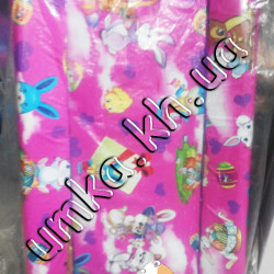 Пеленатор на кроватку Малиновый с зайчиком