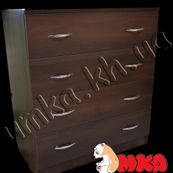 Комод на 4 ящика (темный)