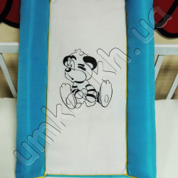 Пеленатор мягкий, голубой, 68х48 см