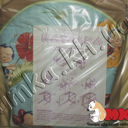 Стульчик–трансформер для кормления «Наталка» голубой Божьи коровки