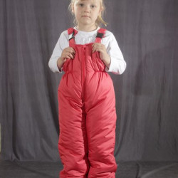 Детский зимний полукомбинезон Коралловый