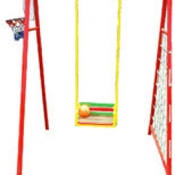 Детские качели 4 в 1 (баскетбольное кольцо+ гладиаторская сетка+дартс) Dali 701