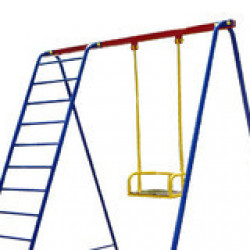 Качели одноместные +лестница. Игровой комплекс.Dali 709