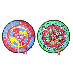 Дартс M 1965 (120шт) 36см, на липучке, мячики 2шт, дротики 2шт, 2 вида, в кульке,36-36-3,5см BOC035829