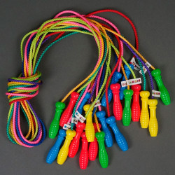 Скакалка цветная №3 канат  2,20 см (100 шт в уп) 035/5 БАМСІК BOC101882