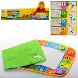 Коврик CHH 97 C (144шт) для рисования водой, 28-26см,трафареты EVA. в кульке, 28-33-1,5см BOC012771